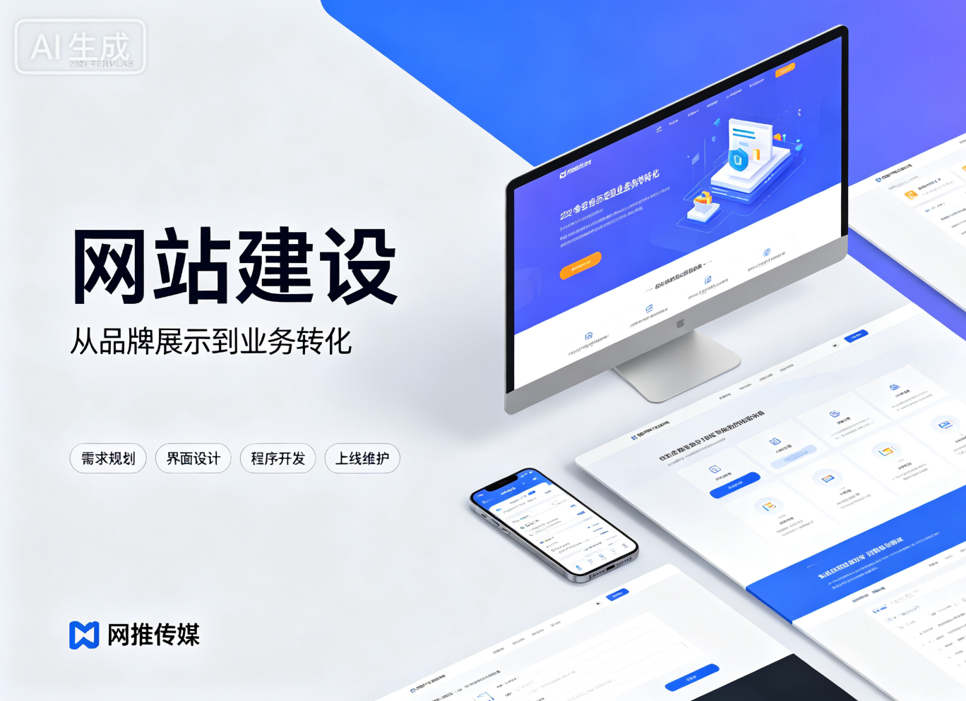 企业网站建设宣传图